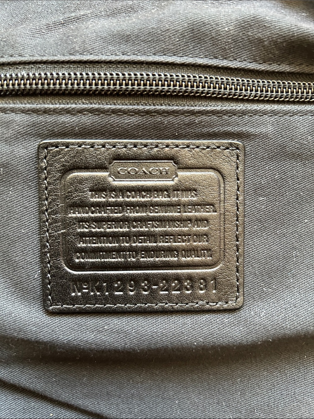 Coach 2012 Legacy Courtenay Black Leather Convertible Hobo Shoulder Orig $298 - Picture 9 of 13